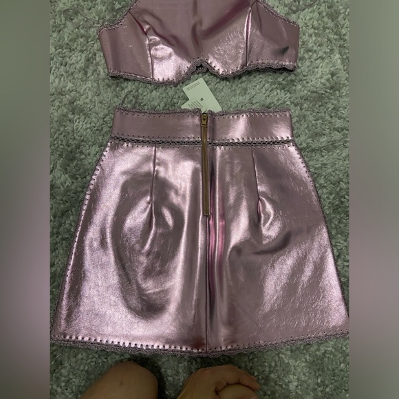Alice McCall Set Barbie metallic pink two piece - Picture 6 of 10